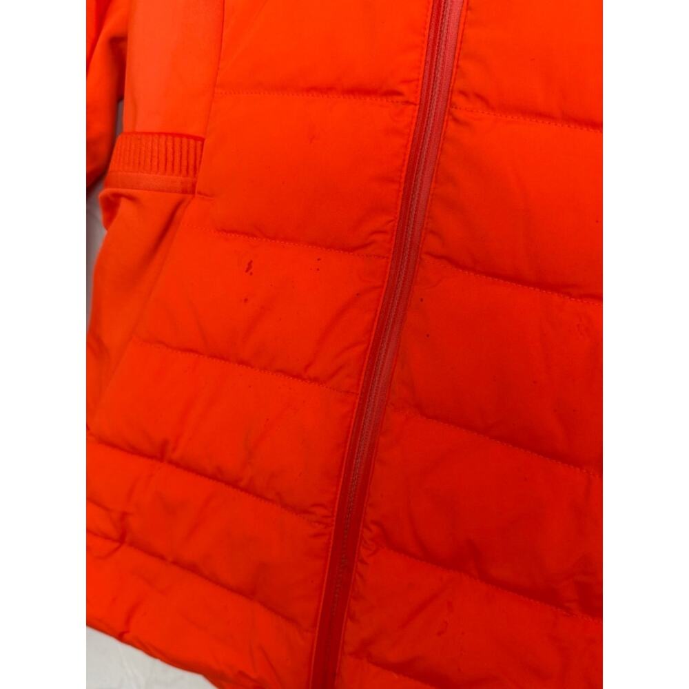 Lululemon Down for It All Goose Puffer Jacket Size 4 Atomic Orange - Picture 10 of 10